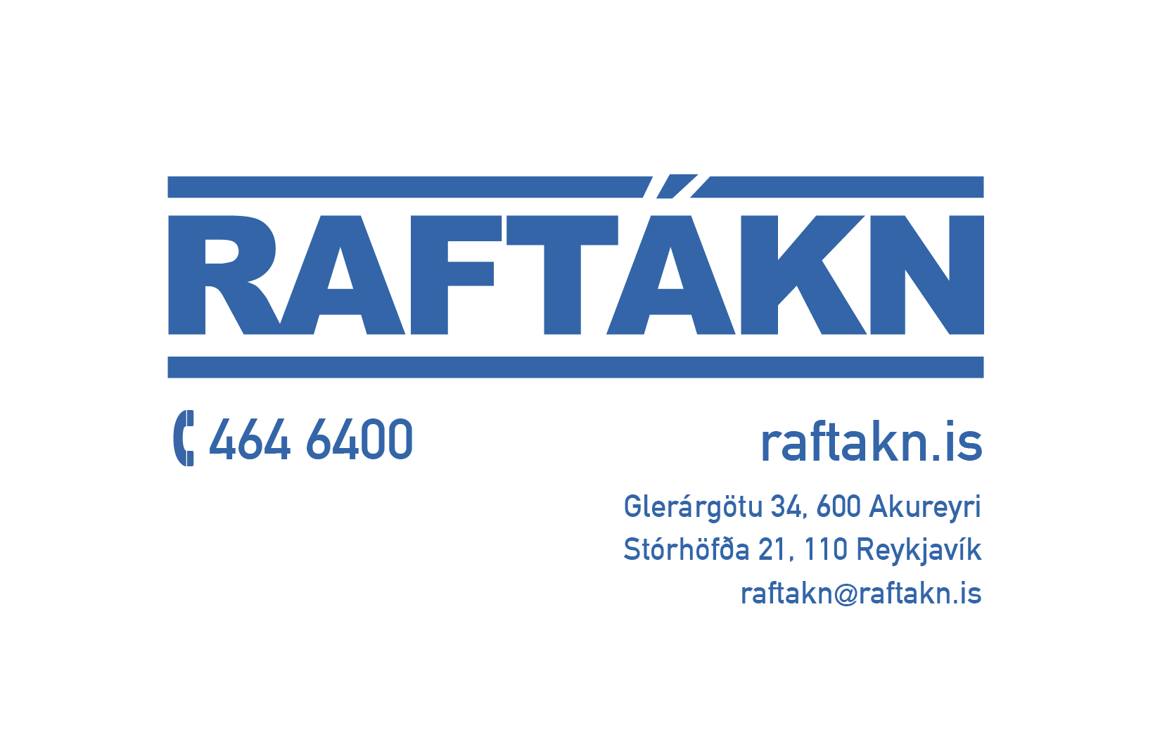 Merki Raftákns uppl. 1